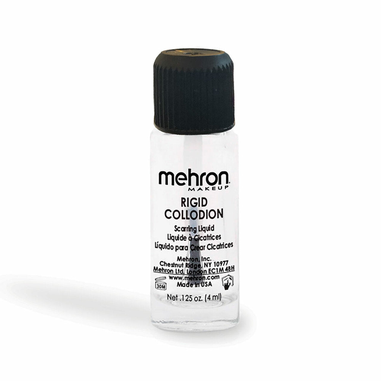 Mehron Makeup Liquid Latex | SFX Makeup | Halloween Latex Makeup | Latex  Glue for Skin | Prosthetic Glue 4.5 fl oz (133 ml) (Clear)