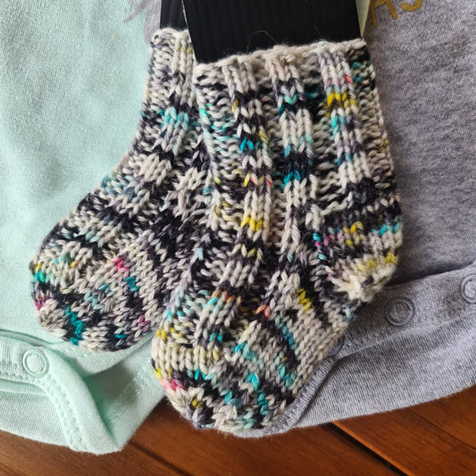 Merino Rib Baby Socks